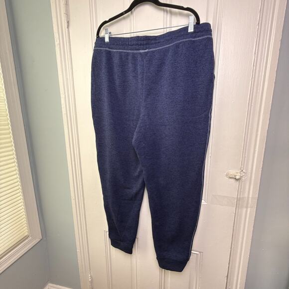 QVC Cuddl Duds Brushed Sweater Jogger XL Navy Blue Drawstring Lounge Cozy NWOT - Picture 6 of 9